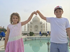 Dawn at the Taj Mahal
