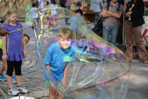 Boy in a bubble
