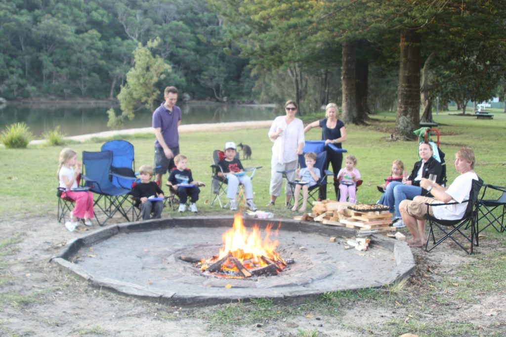 Camping at The Basin